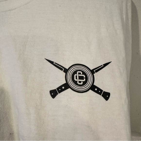 Crooks and castle won’t stop white graphic tee men’s sz 3XL 100% cotton big tall - Picture 4 of 10